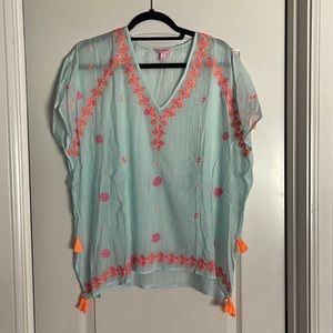 Lilly Pulitzer size L/XL embroidered top